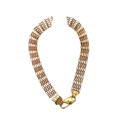 9ct yellow gold bracelet 6.4g (sh27674b)