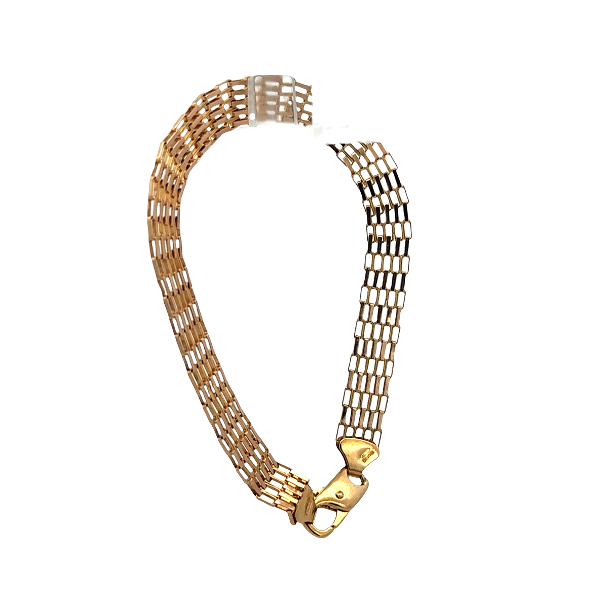 9ct yellow gold bracelet 6.4g (sh27674b)