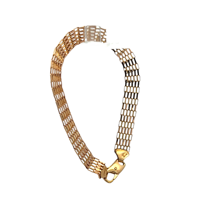 9ct yellow gold bracelet 6.4g (sh27674b)