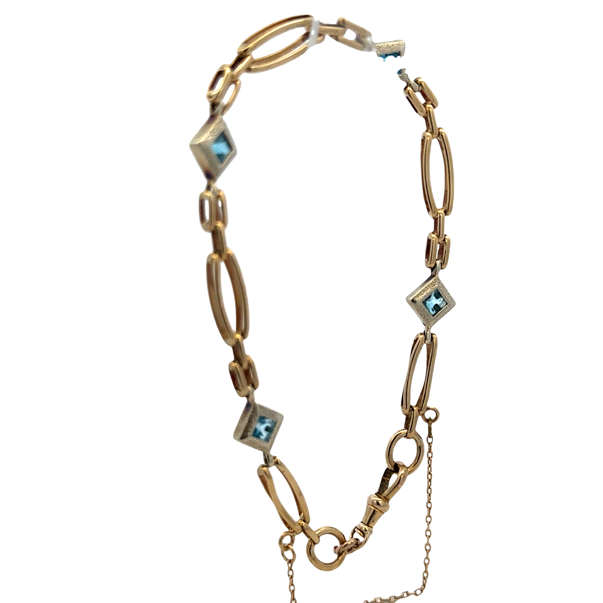 9ct yellow gold bracelet 9.5g (sh25733l)