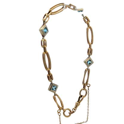 9ct yellow gold bracelet 9.5g (sh25733l)