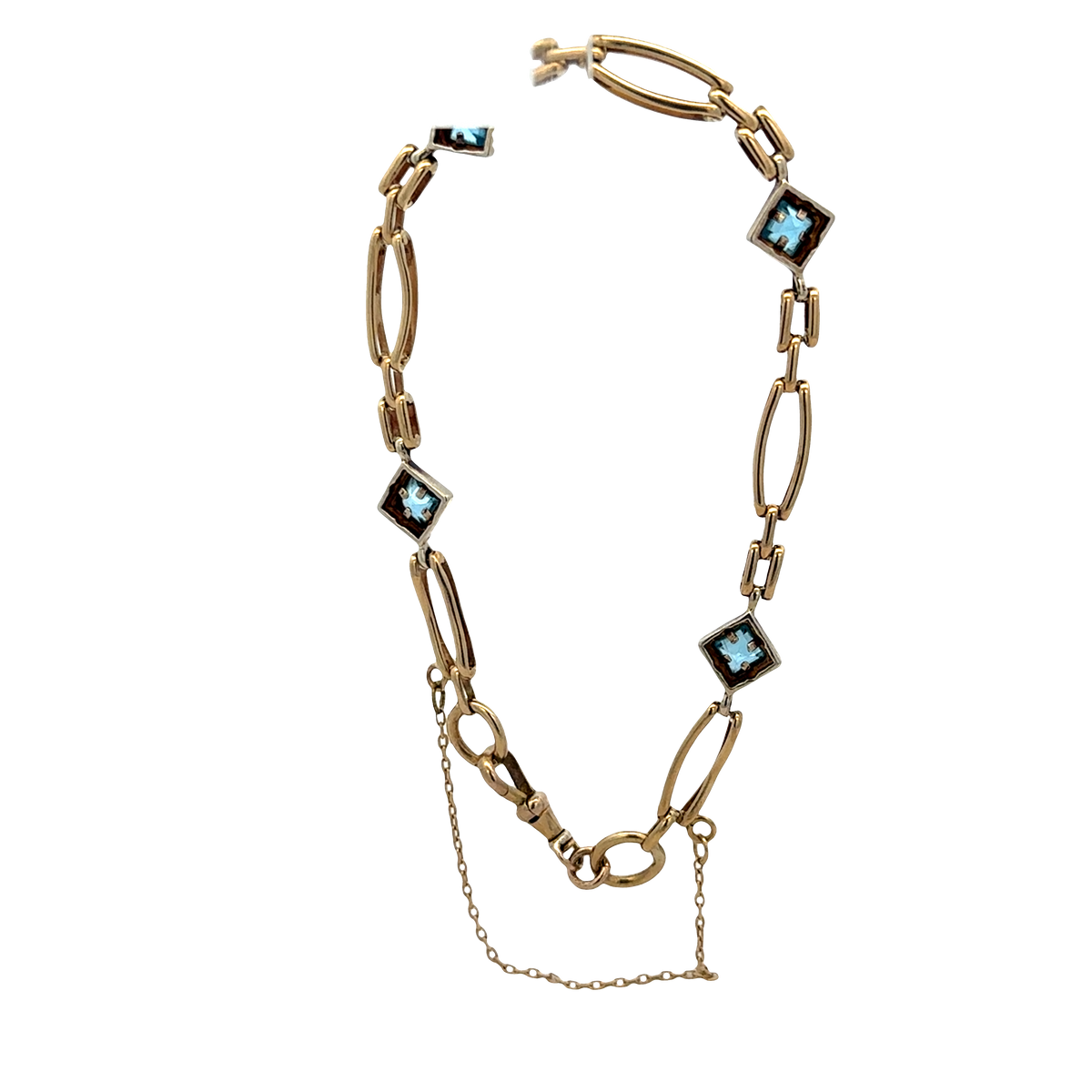 9ct yellow gold bracelet 9.5g (sh25733l)