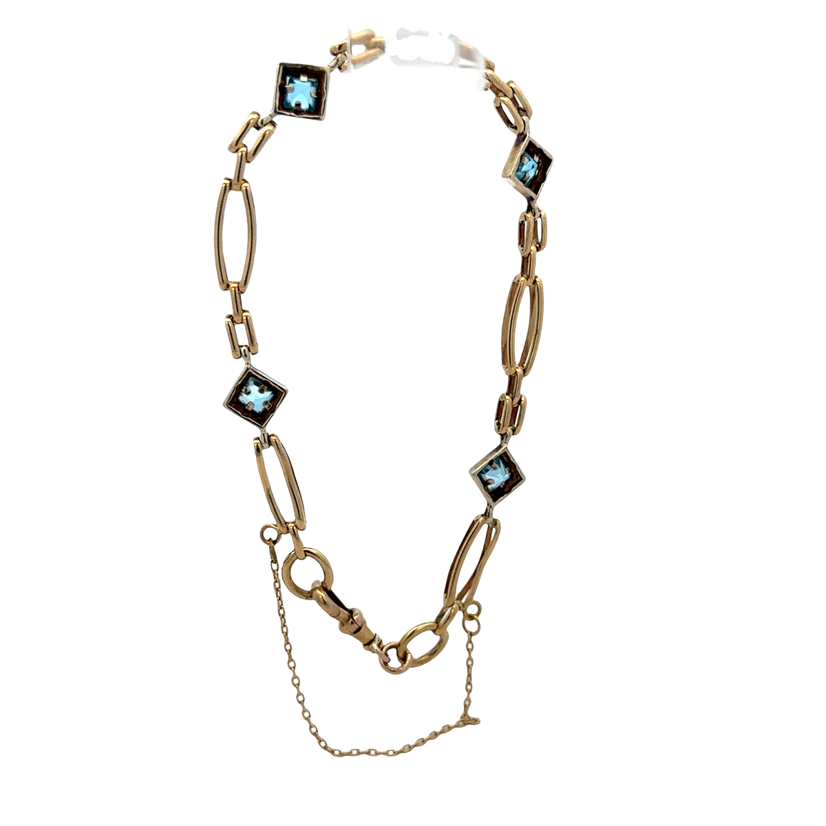 9ct yellow gold bracelet 9.5g (sh25733l)
