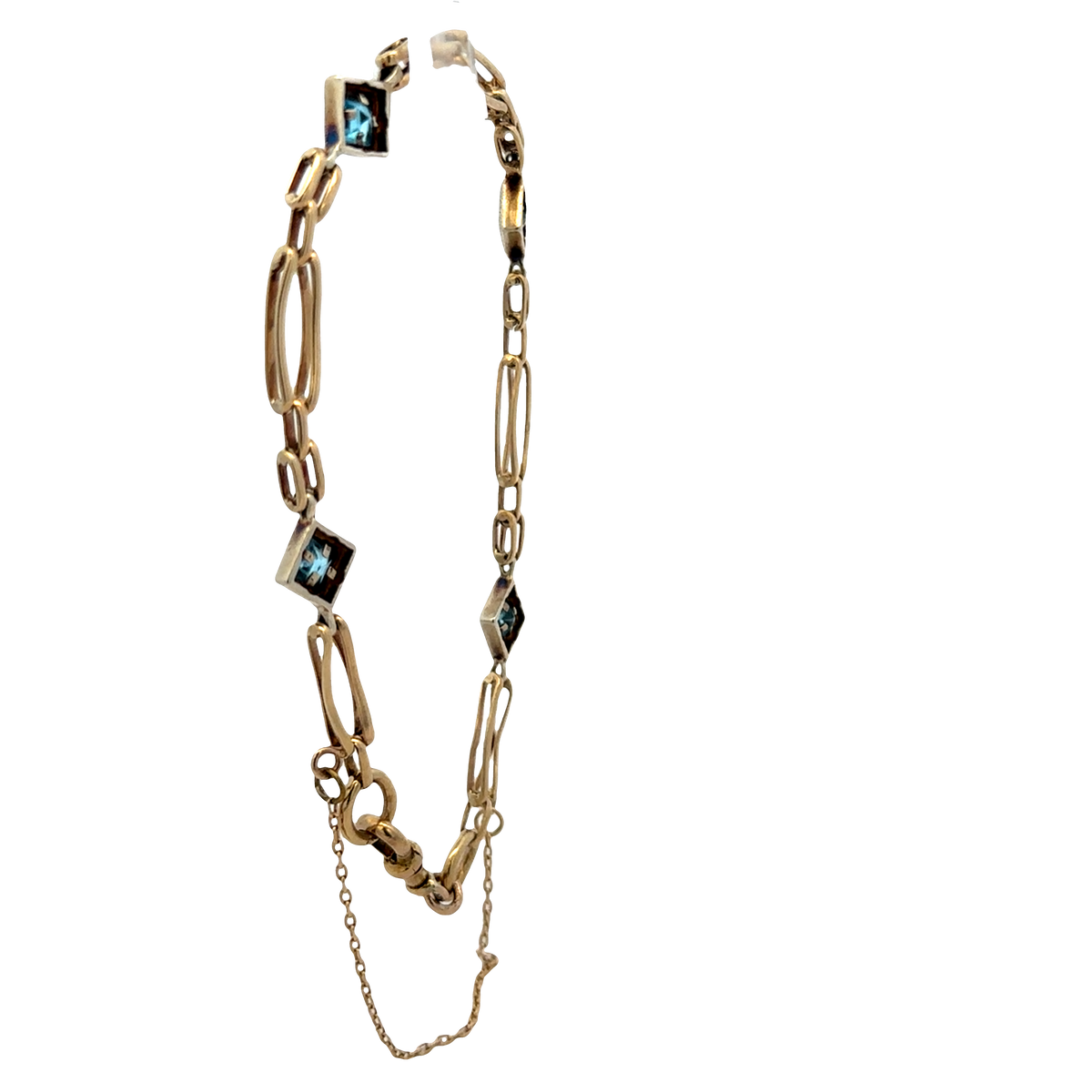 9ct yellow gold bracelet 9.5g (sh25733l)