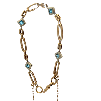 9ct yellow gold bracelet 9.5g (sh25733l)