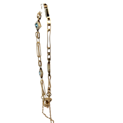 9ct yellow gold bracelet 9.5g (sh25733l)