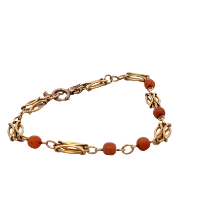9ct yellow gold bracelet 9.1g (sh27599b)