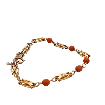 9ct yellow gold bracelet 9.1g (sh27599b)