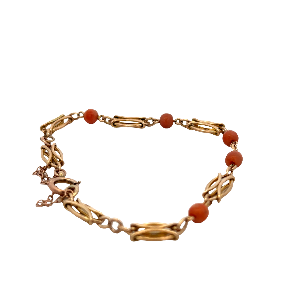 9ct yellow gold bracelet 9.1g (sh27599b)