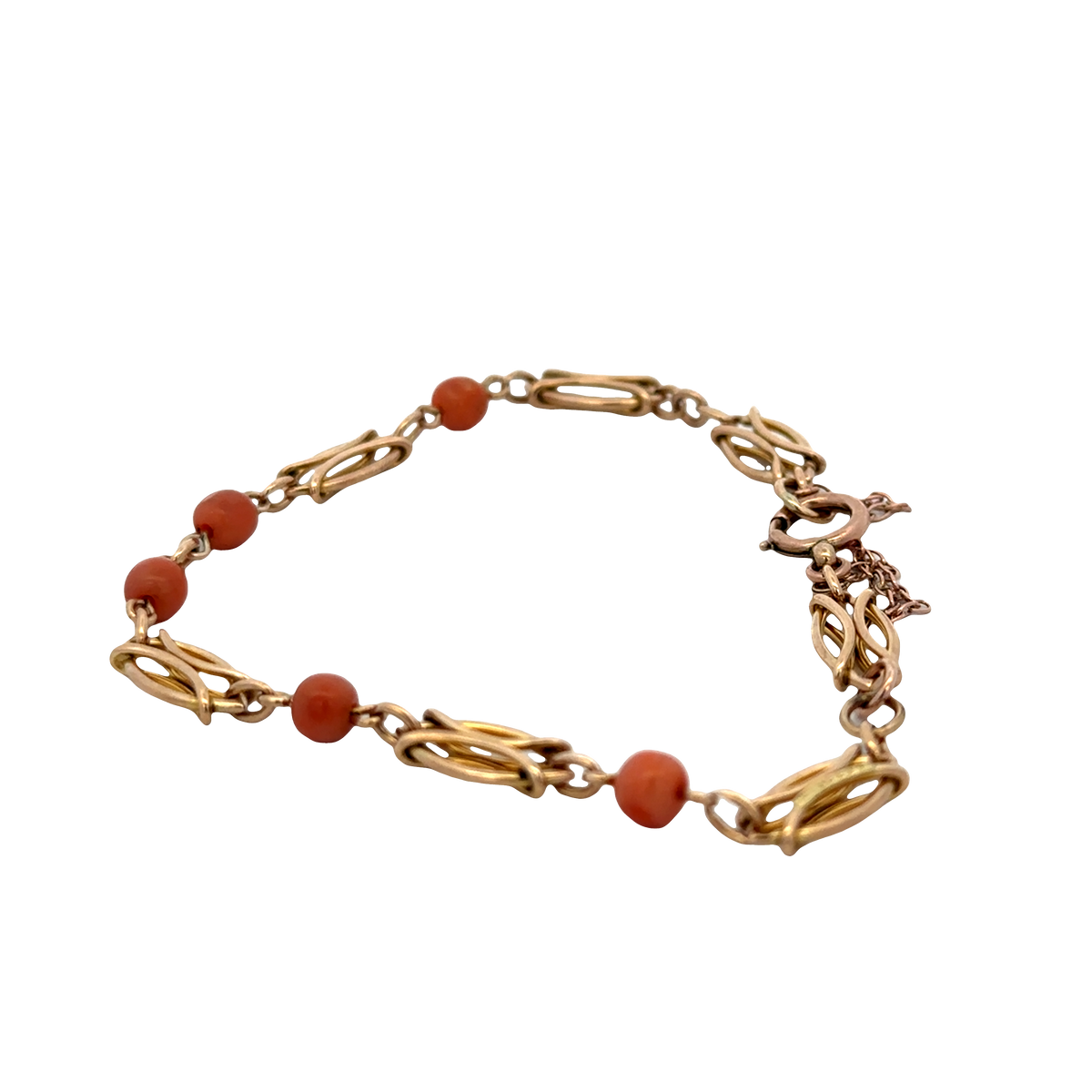 9ct yellow gold bracelet 9.1g (sh27599b)