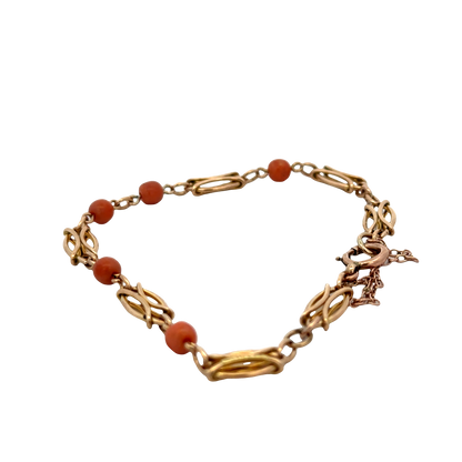 9ct yellow gold bracelet 9.1g (sh27599b)