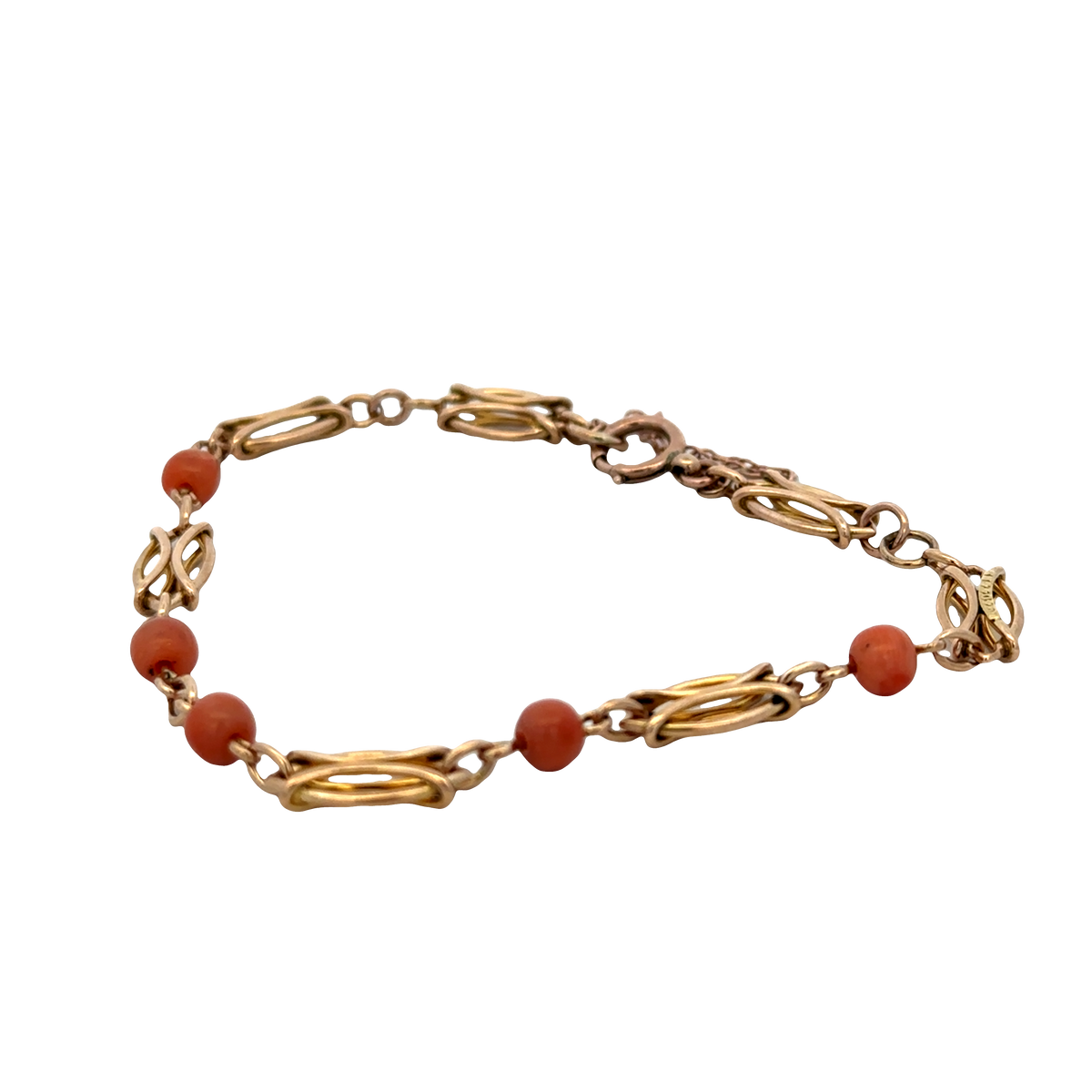 9ct yellow gold bracelet 9.1g (sh27599b)