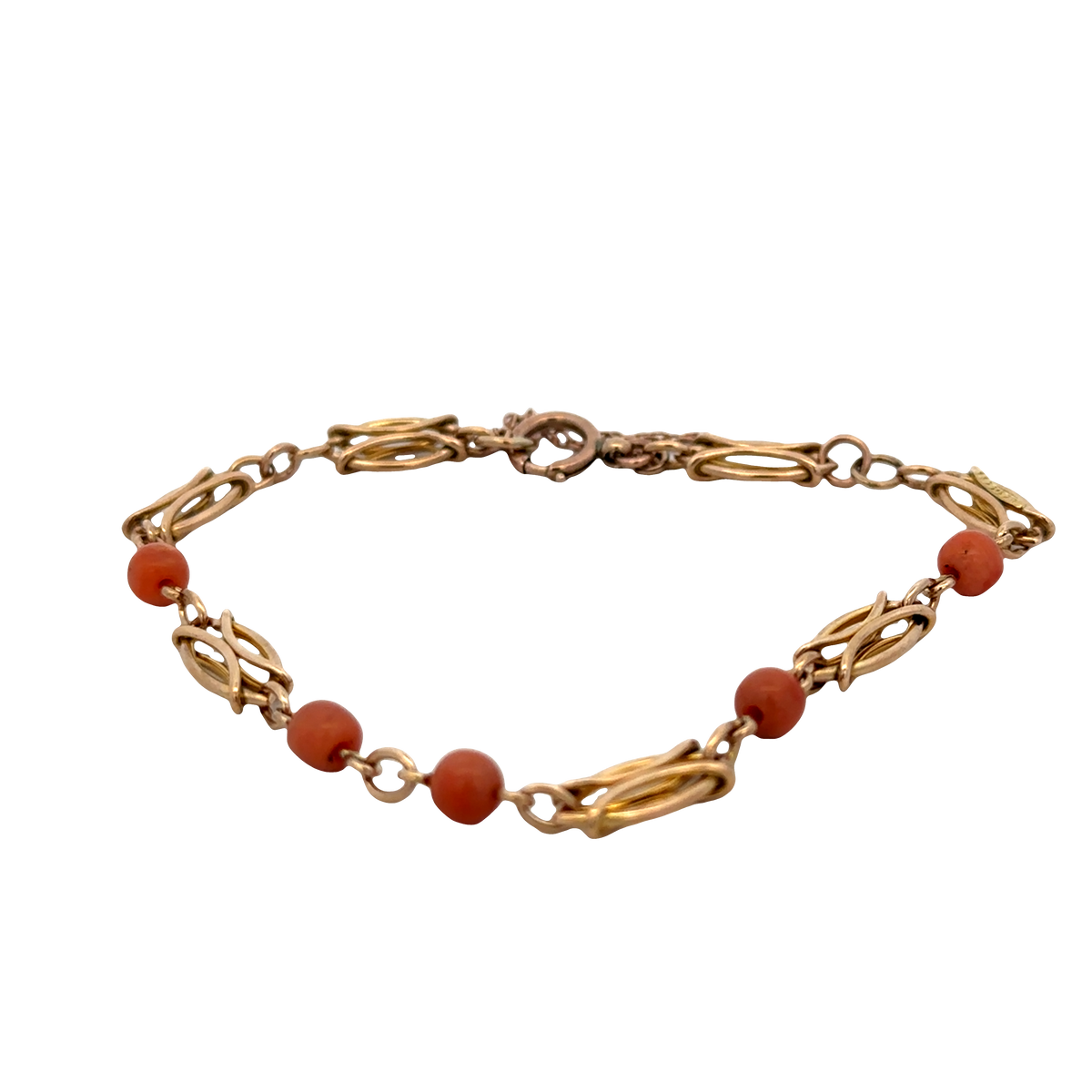 9ct yellow gold bracelet 9.1g (sh27599b)