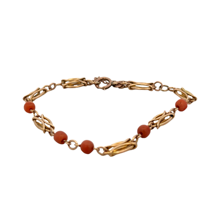 9ct yellow gold bracelet 9.1g (sh27599b)