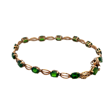 9ct yellow gold bracelet 6g (sh27627b)