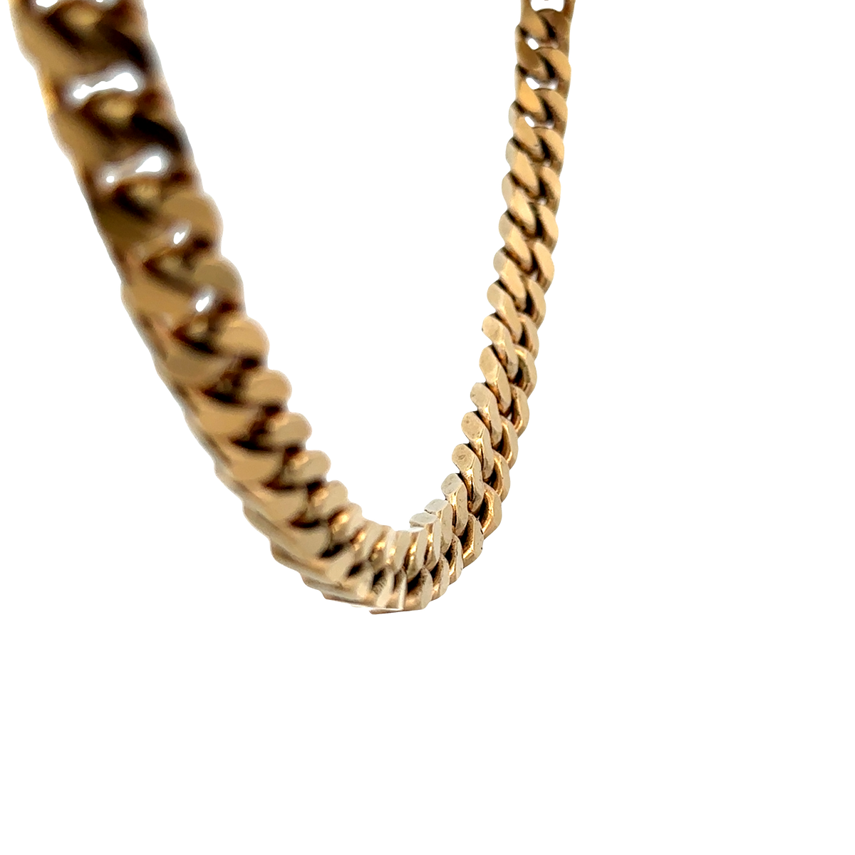 9ct yellow gold curb chain 108.2g (sh27699b)