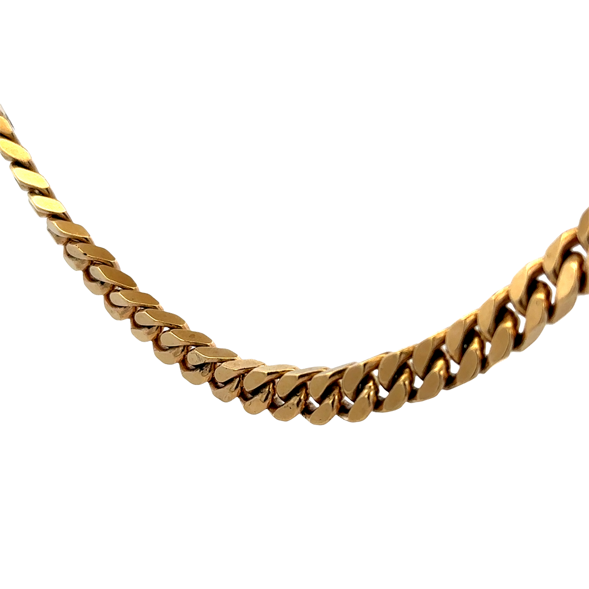 9ct yellow gold curb chain 108.2g (sh27699b)