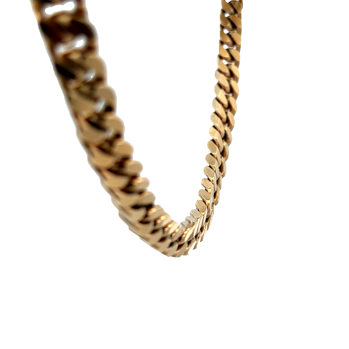 9ct yellow gold curb chain 108.2g (sh27699b)