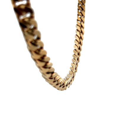 9ct yellow gold curb chain 108.2g (sh27699b)