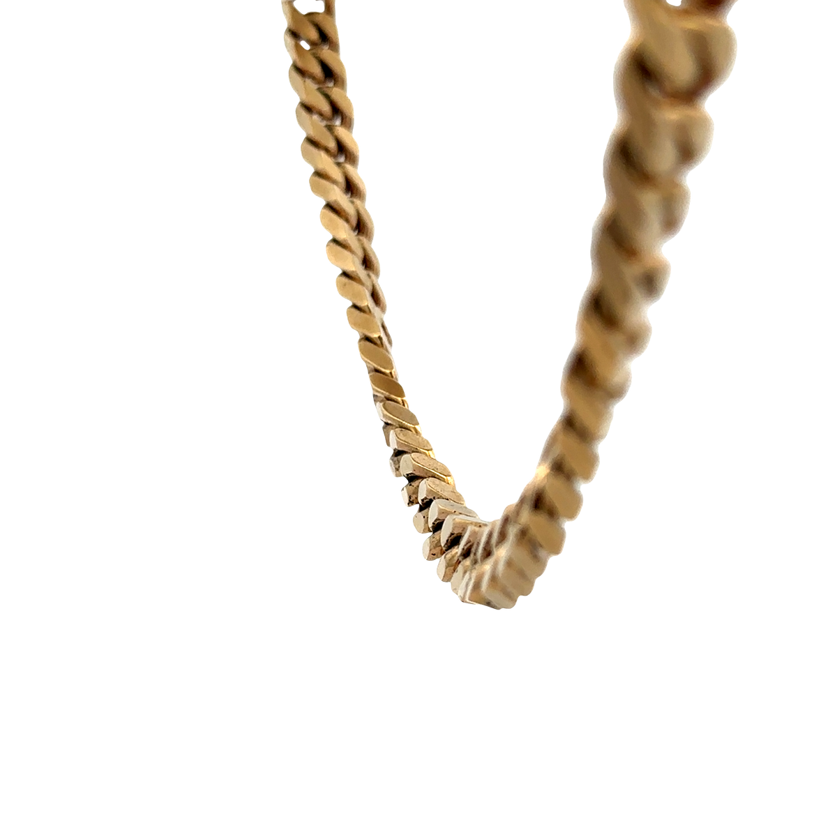 9ct yellow gold curb chain 108.2g (sh27699b)