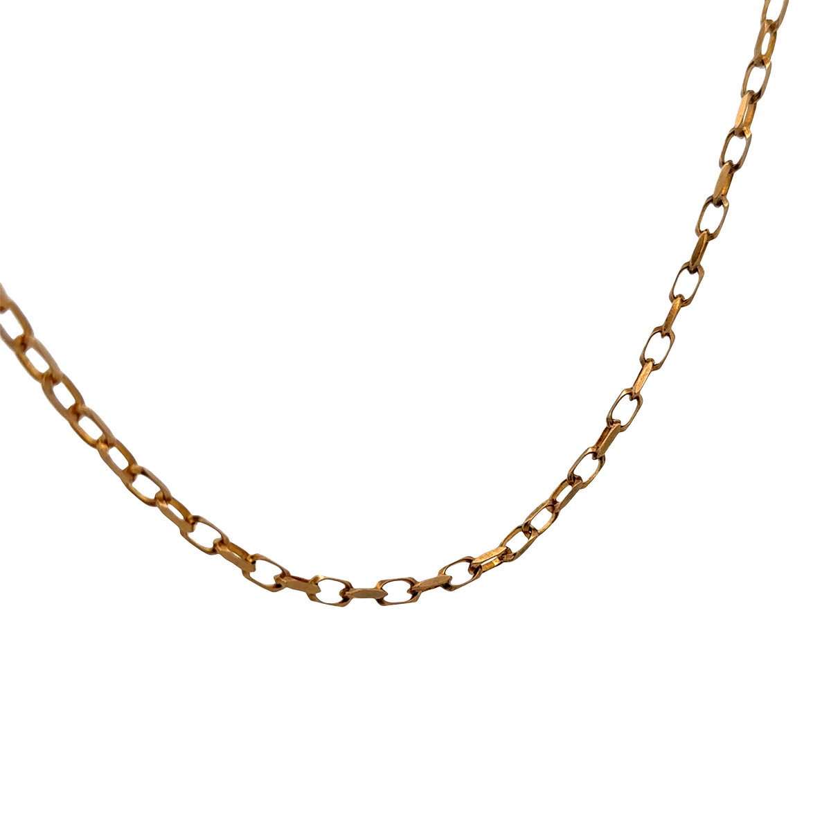 9ct yellow gold belcher chain 10.9g (sh22580l)