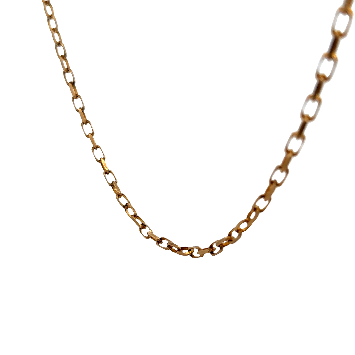 9ct yellow gold belcher chain 10.9g (sh22580l)