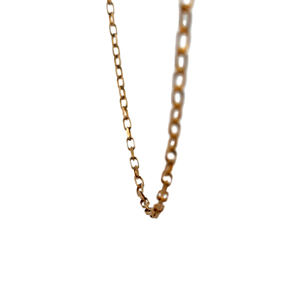 9ct yellow gold belcher chain 10.9g (sh22580l)