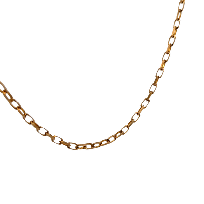 9ct yellow gold belcher chain 10.9g (sh22580l)