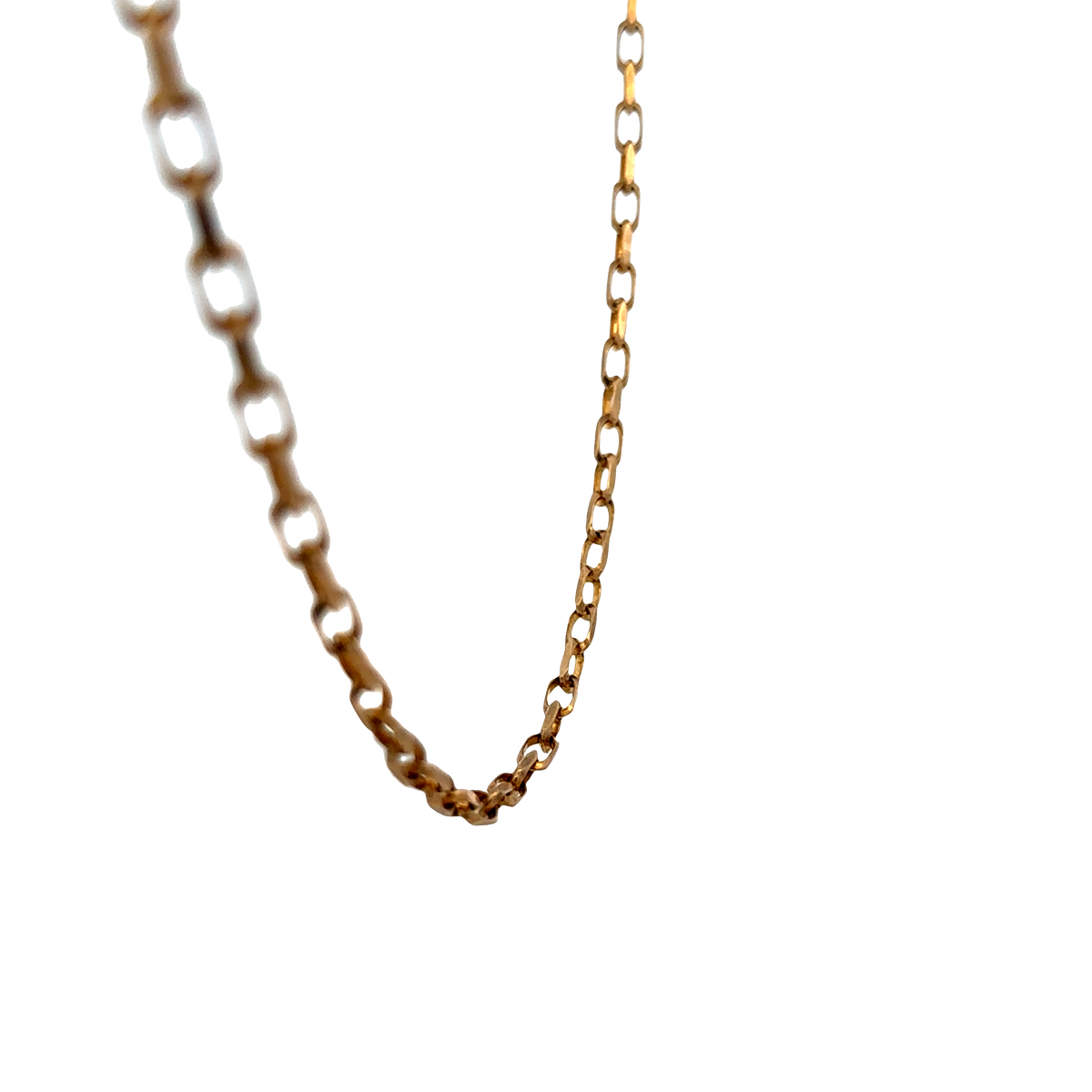 9ct yellow gold belcher chain 10.9g (sh22580l)