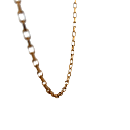 9ct yellow gold belcher chain 10.9g (sh22580l)