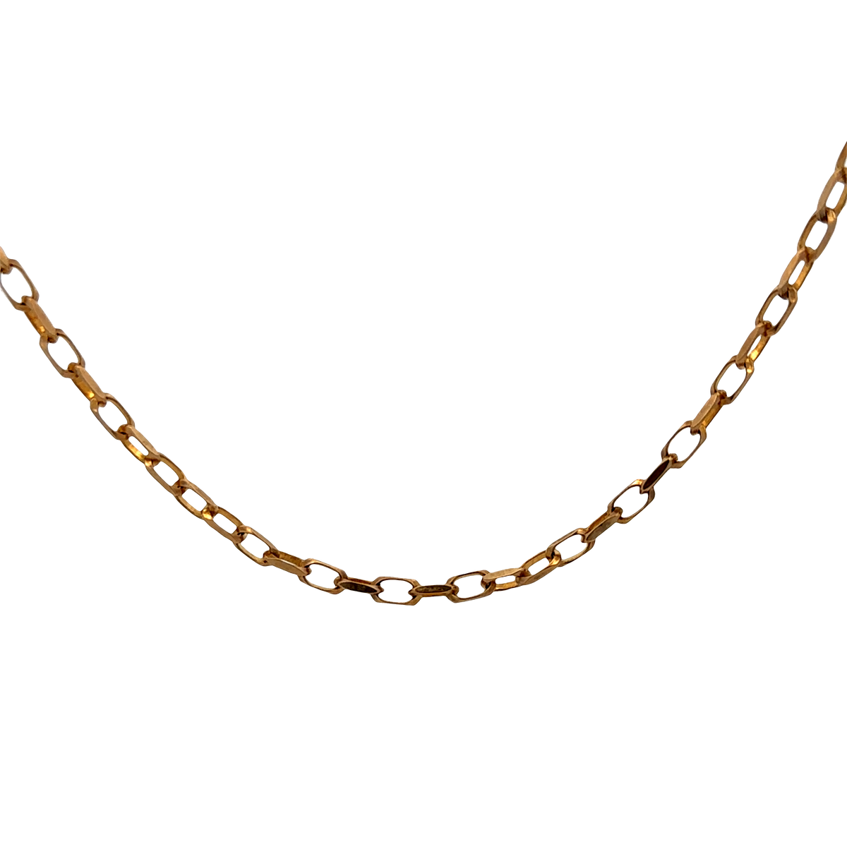 9ct yellow gold belcher chain 10.9g (sh22580l)