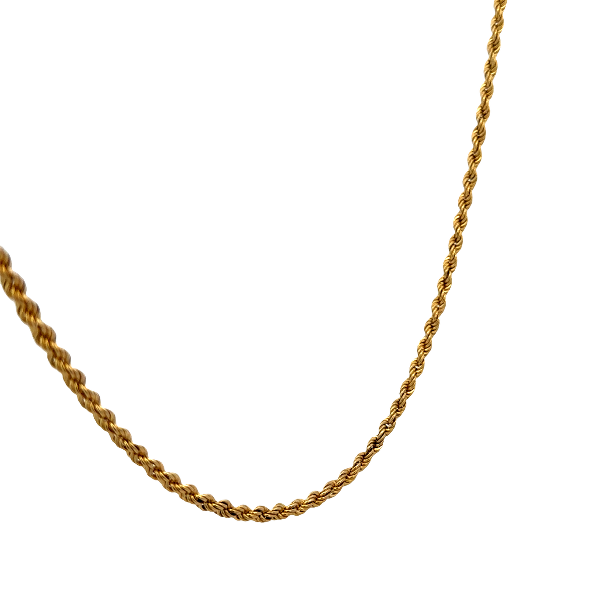 9ct yellow gold rope chain 5.7g (sh27397b)