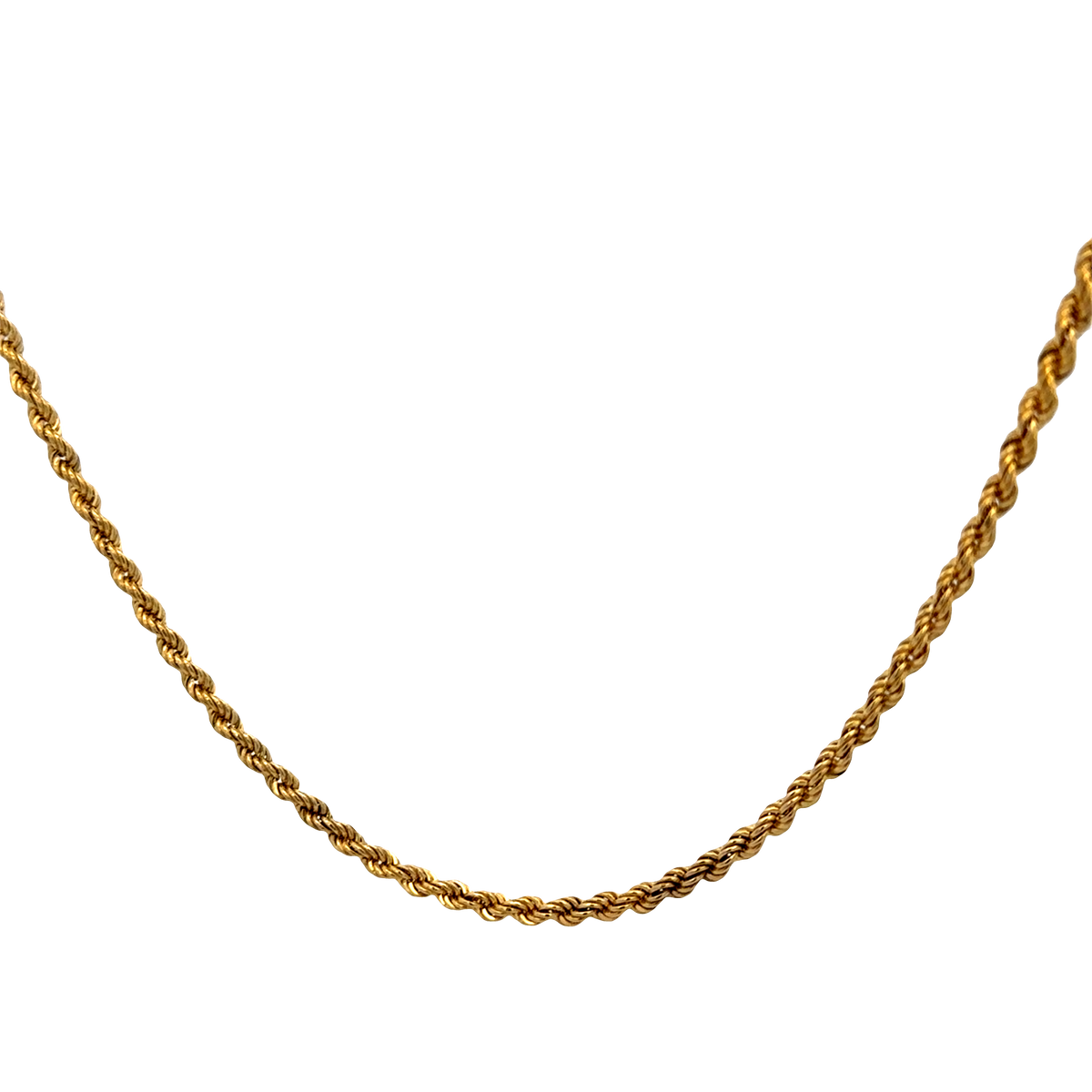 9ct yellow gold rope chain 5.7g (sh27397b)