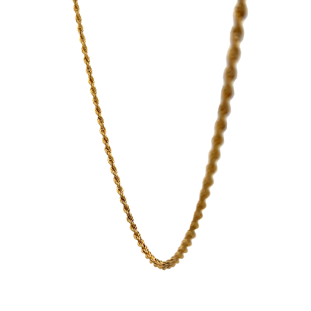 9ct yellow gold rope chain 5.7g (sh27397b)