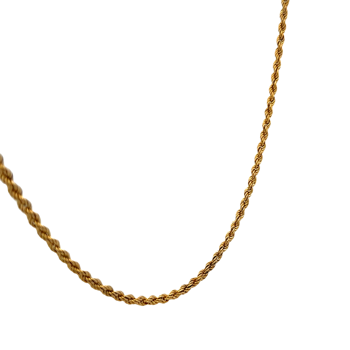 9ct yellow gold rope chain 5.7g (sh27397b)