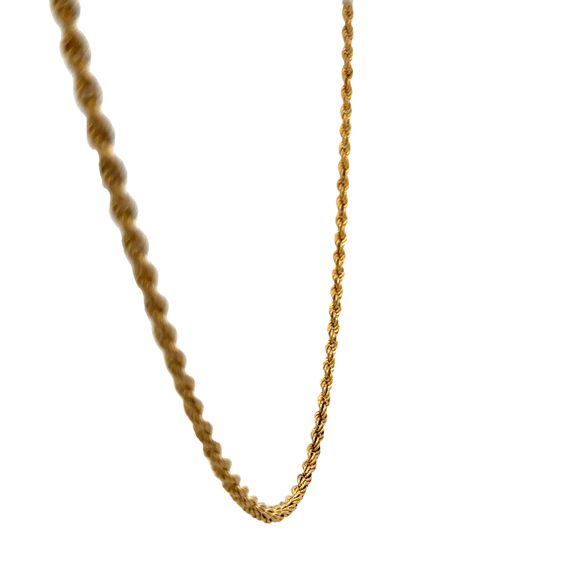 9ct yellow gold rope chain 5.7g (sh27397b)
