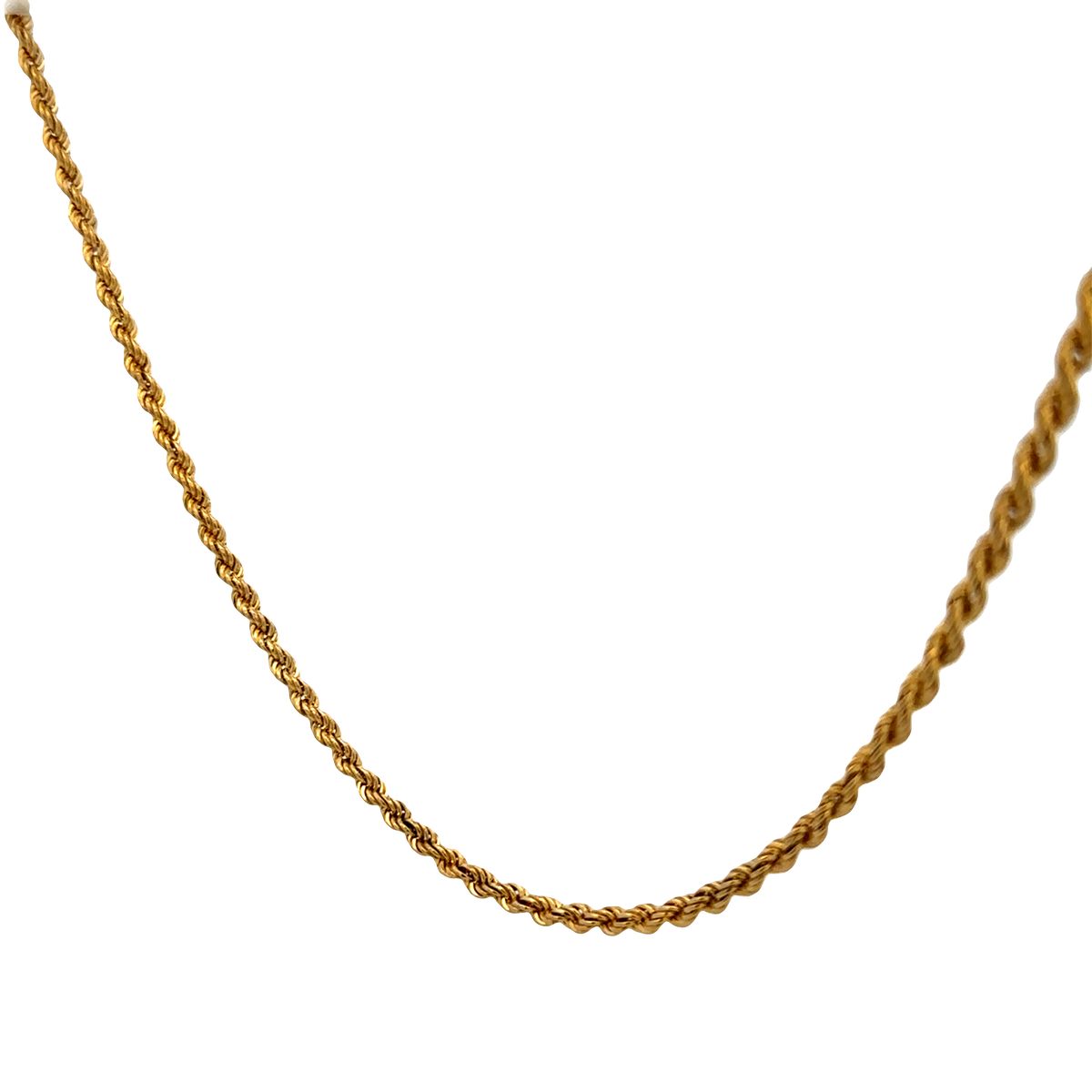 9ct yellow gold rope chain 5.7g (sh27397b)