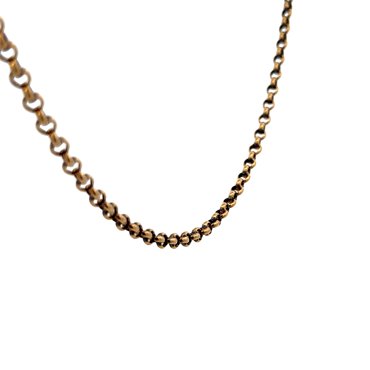 9ct yellow gold belcher chain 7.7g (sh27315b)