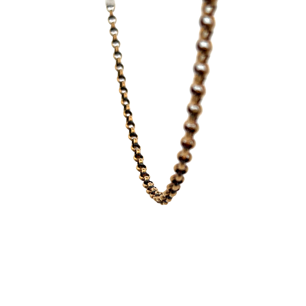 9ct yellow gold belcher chain 7.7g (sh27315b)