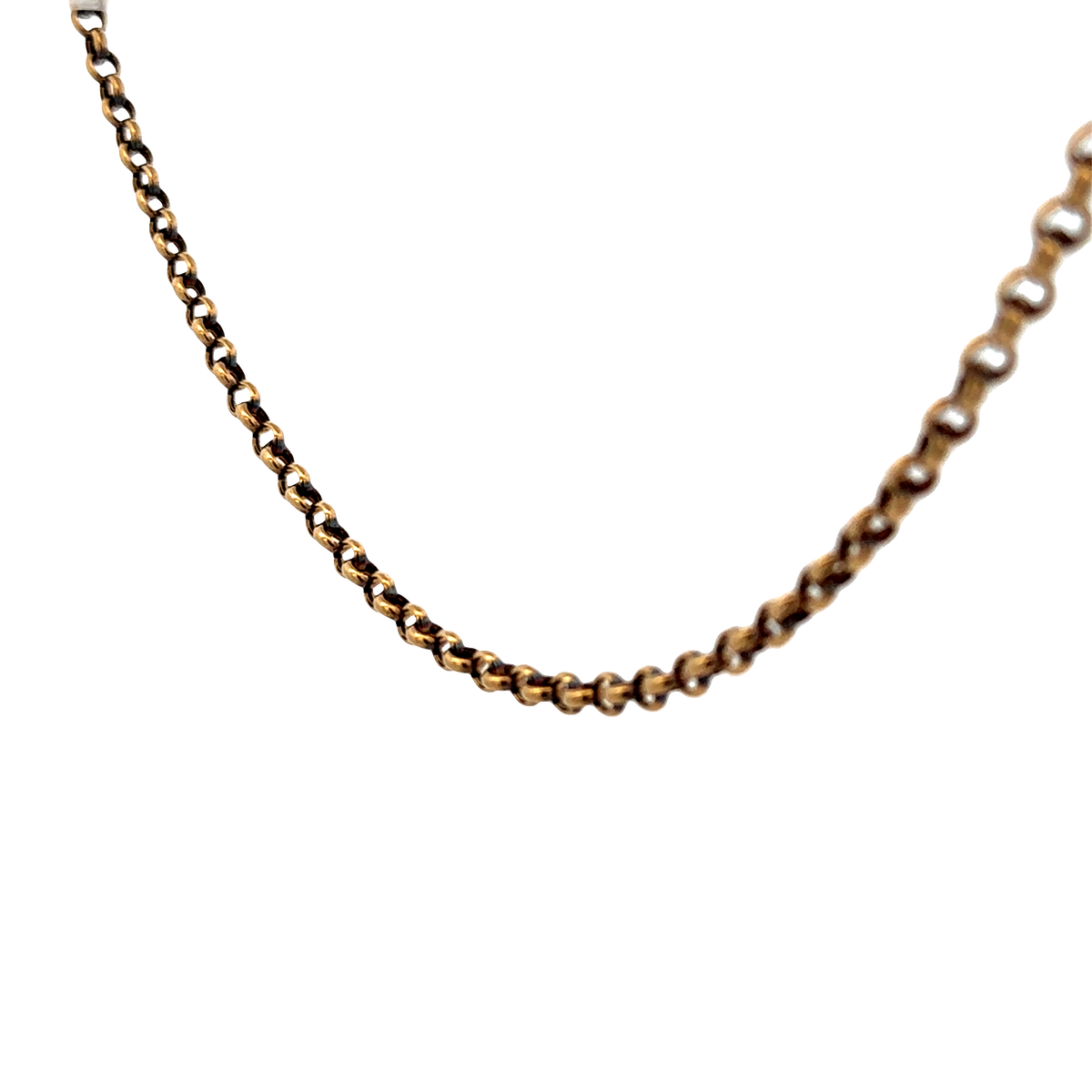 9ct yellow gold belcher chain 7.7g (sh27315b)