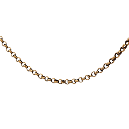 9ct yellow gold belcher chain 7.7g (sh27315b)