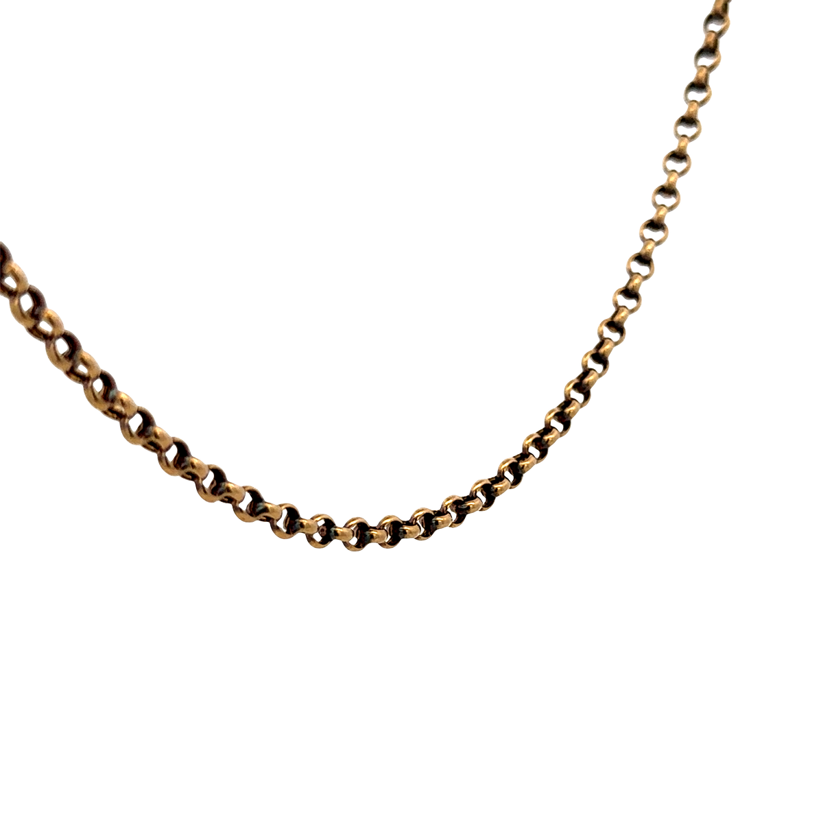 9ct yellow gold belcher chain 7.7g (sh27315b)