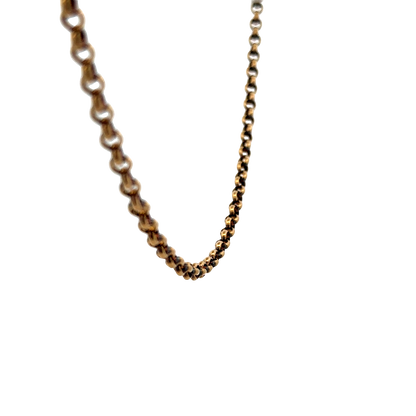 9ct yellow gold belcher chain 7.7g (sh27315b)