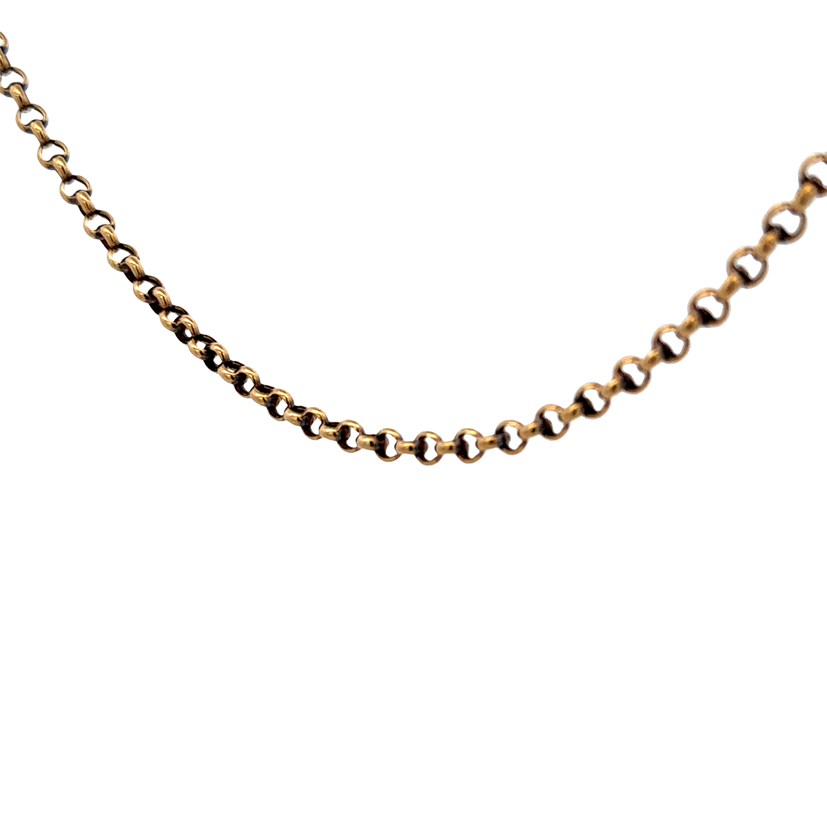 9ct yellow gold belcher chain 7.7g (sh27315b)