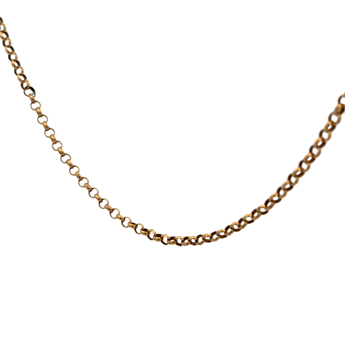 9ct yellow gold belcher chain 3.7g (sh25335l)