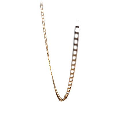9ct yellow gold curb chain 7.5g (sh25591l)
