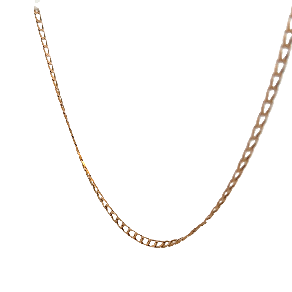 9ct yellow gold curb chain 7.5g (sh25591l)