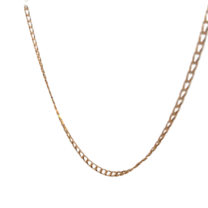 9ct yellow gold curb chain 7.5g (sh25591l)