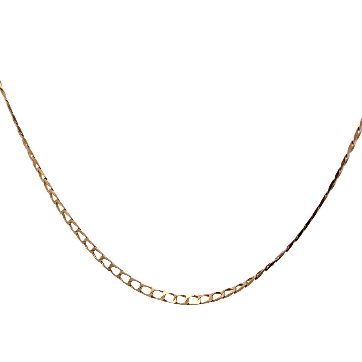 9ct yellow gold curb chain 7.5g (sh25591l)