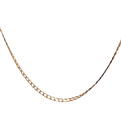9ct yellow gold curb chain 7.5g (sh25591l)